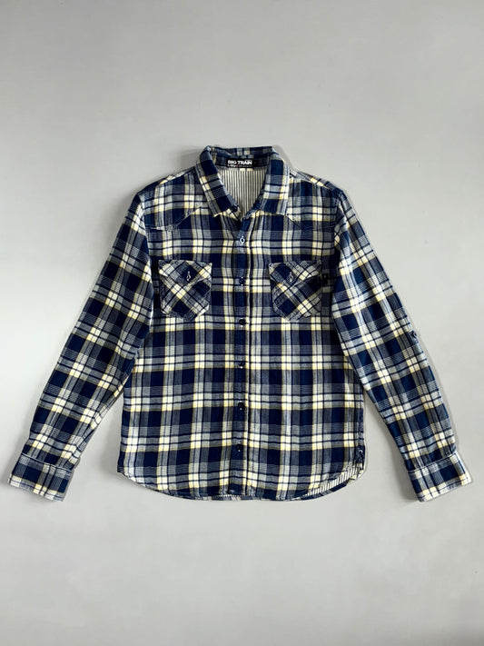Big Train Osaka Plaid Flannel Shirt  (S/M)