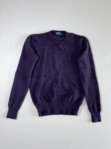 Polo by Ralph Lauren Purple Lambswool Crewneck (S)