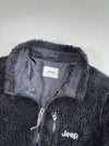 Jeep 1941 Black Sherpa Fleece Full Zip Jacket(S/M)