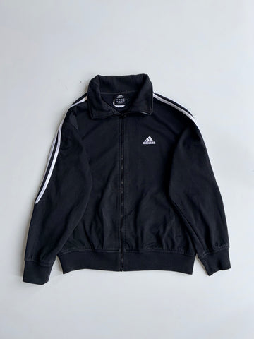 Adidas | Track Jacket Black White Stripe (S/M)