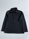 Burberry London | Half-Zip Pique Sweatshirt Black (M)