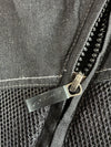 Vintage Komine Black Denim Mesh Riding Jacket PADDED (S)