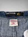 True Religion Brand Jeans Straight Leg Denim (W:34) (L:46)
