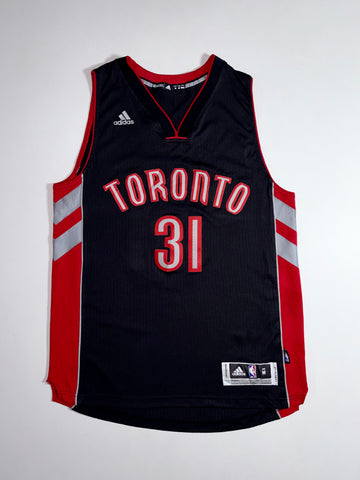 Adidas Toronto Raptors #31 NBA Basketball Jersey – Black / Red (M)