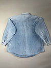 Vintage Levi's Men's Sports Light Wash Denim Shirt (2XL)