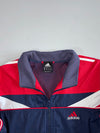 Adidas Navy/Red Colorblock Track Jacket (L)