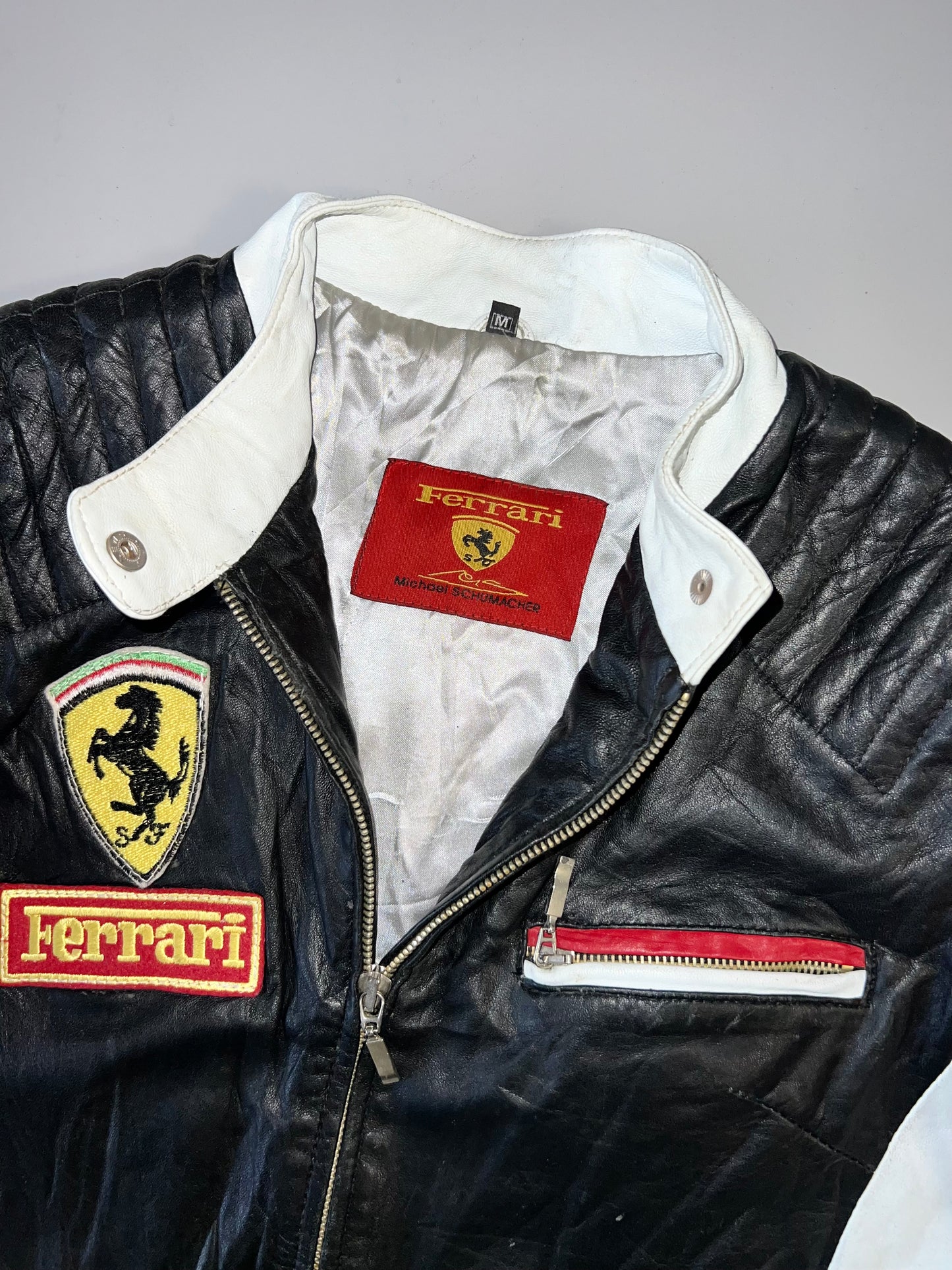 ZFerrari F1 RACING Original Leather Jacket (XS/S)
