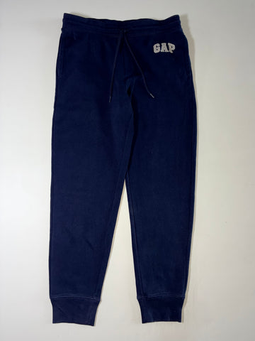Gap Navy Blue Arch Logo Fleece Joggers (W:34) (L:40)