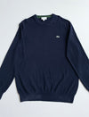 Lacoste Navy Classic Fit Knit Sweater | Size (L)