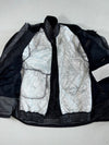 Dainese Gore-Tex Black & Maroon Motorcycle Jacket – Reflective Stripes, Made in Italy (2XL)