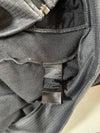 Vintage The North Face Dark Grey Grid Fleece Zip-Up Hoodie (L)