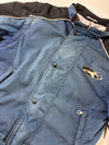 Vintage Alpinestars Navy Reflective Motorcycle Jacket Paded (L)