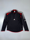 Adidas  ClimaCool Zip Track Top Black/Red  (L)