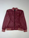 Fred Perry Laurel Wreath Lightweight Bomber Jacket – Burgundy (M/S)