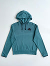 Adidas | Teal Badge Logo Hoodie | (M)