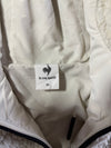 Le Coq Sportif White Sherpa Fleece Full-Zip Hooded Jacket (M)