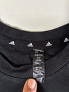 Adidas Big Logo Long Sleeve Tee – Black/Red, (S)
