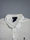 Polo Ralph Lauren Classic Polo Shirt | Navy Pony Logo | White (L)