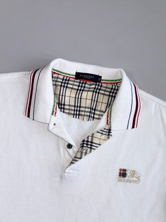 Burberry London Nova Check Piqué Polo T-shirt (L)