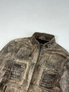 RG512 Urban Wear  Leather Jacket – Vintage Brown / Grey (M)