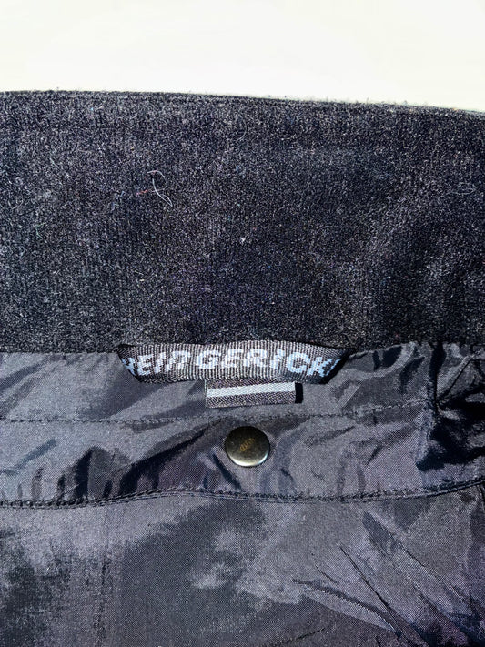Black Blue Tribal Motorcycle Riding Jacket Padded (2XL/3XL)