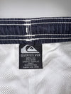 Vintage Quiksilver Red Tribal Floral Board Shorts (W:37) (L:19)