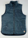 Carhartt Reversible Quilted Vest – Navy / Buffalo Plaid Flannel (S)