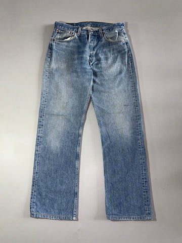 Levi's 501 Straight Leg Jeans – Light Wash (W:31) (L:41)