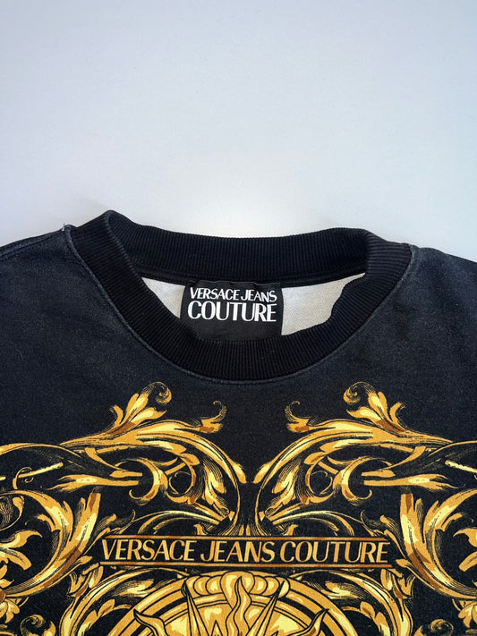 Versace Jeans Couture | Baroque Sun Allover Print Crewneck Sweatshirt (L)