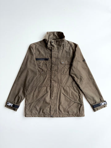 The North Face Olive Ripstop Fleece Lined Field Jacket (L)