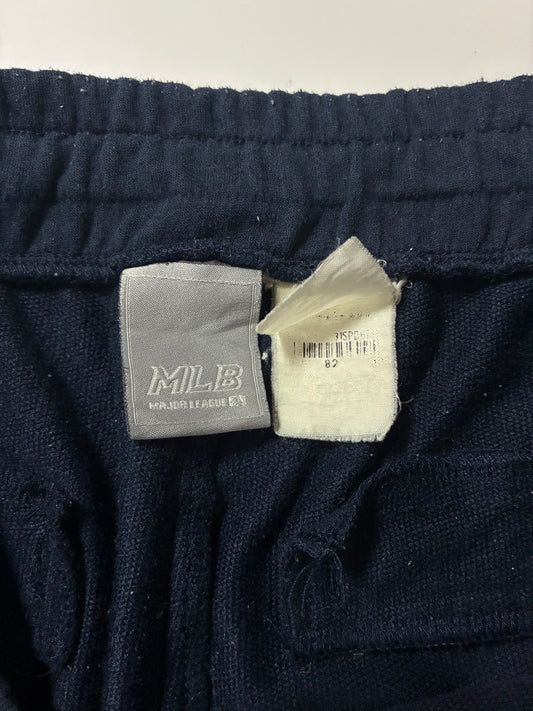 MLB New York Yankees (NYY) Navy Sweat Shorts (W:34) (L:22)