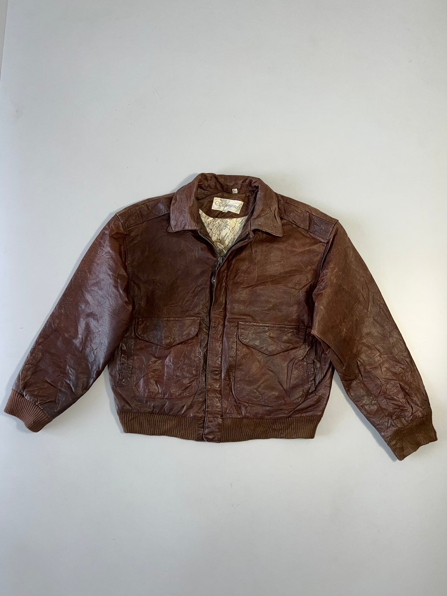 Z  Silvercord Premium Original Leather Jacket (S/M)