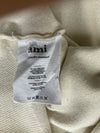 AMI Paris Ami de Coeur Logo Crewneck Sweater  Cream (XL)