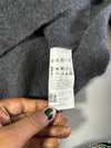 Hugo Boss Slim Fit Colorblock Knit Sweater – Charcoal Grey (XS)