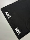 Aape by A Bathing Ape | Black Layered Sleeve Universe Tee | (M)