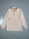 Burberry London Nova Check Trim Long Sleeve Polo (M)