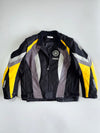 Yamaha Motorrad Vintage Textile Motorcycle Paded Jacket With Detachable Arm (XL)