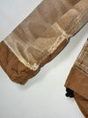 Carhartt Full Swing Armstrong Duck Canvas Jacket Faded Brown, Corduroy Collar, Quilted Lining, (XL)