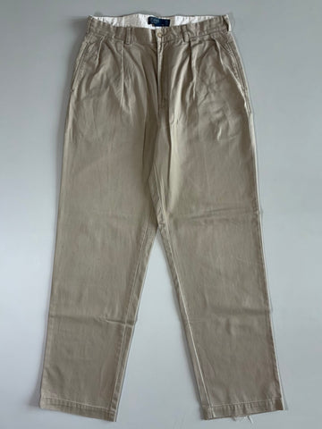 Polo Ralph Lauren Pleated Khaki Trousers (W:34|L:46)