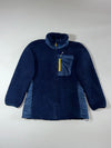 Adidas Sherpa Fleece Jacket — Navy (M)