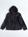 The North Face Black High Pile Fleece Hooded Zip Jacket (L)