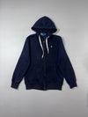 Polo Ralph Lauren Custom Fit Navy Full-Zip Pony Logo Hoodie (S/M)