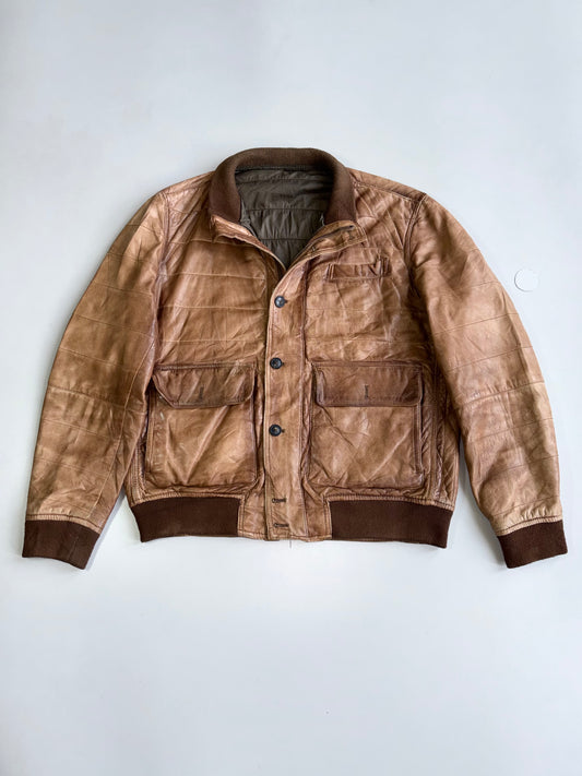 Massimo Dutti’s Premium Original Pure Leather Jacket (XL)