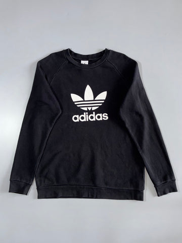 Adidas Originals | Trefoil Logo Crewneck Sweatshirt | Black |(XL)