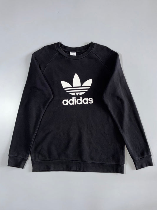 Adidas Originals | Trefoil Logo Crewneck Sweatshirt | Black |(XL)