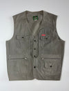 MarcBrown Outdoor Clothes Multi-Pocket Utility Vest Khaki  (M)