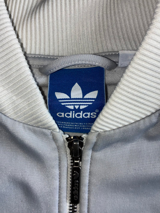 Adidas Originals SST Track Jacket Grey Navy Red (M)