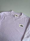 The North Face Heritage Logo Patch Light Grey Crewneck Sweatshirt(S)
