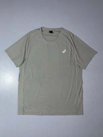 Asics Perforated Performance Training Tee – Sage Grey, (XL)