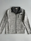 The North Face Heathered Grey Full-Zip Fleece Jacket (M)